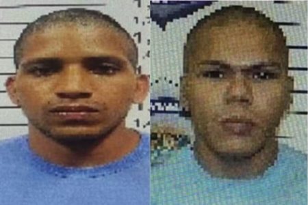 Rogério Mendonça e Deibson Nascimento, fugitivos do presídio federal de Mossoró
