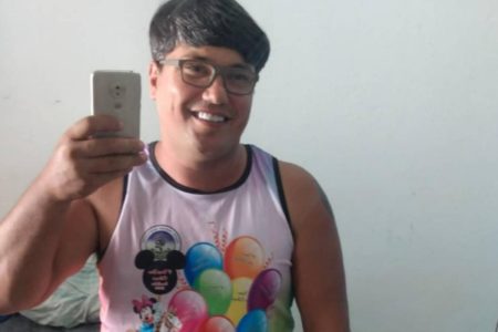 foto colorida de Rodrigo Pires dos Santos, conhecido como Danone, torre do PCC no Guarujá, foi morto em confronto com a PM - Metrópoles