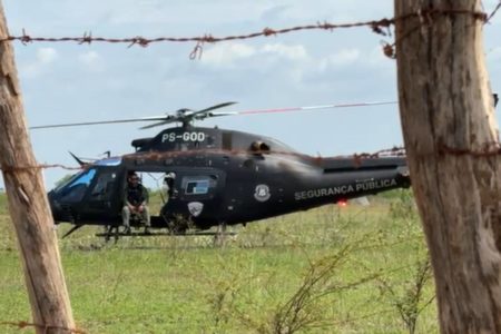 Foto colorida de buscas por fugitivos em Mossoró - Metrópoles