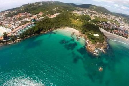 Praia da Galheta, em Florianópolis
