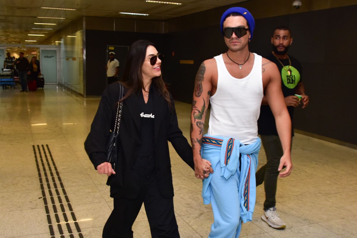 Foto colorida de Luan Santana e Jade Magalhães - Metrópoles
