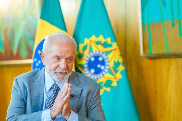 Imagem colorida do Presidente Luiz Inácio Lula da Silva