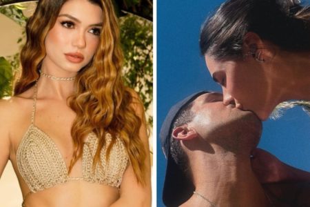 Montagem feita a partir de fotos das redes sociais de Izabela Cunha, Luan Santana e Jade Magalhães - Mertrópoles