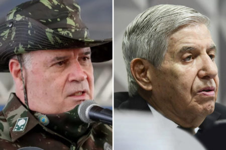 Montagem de Freire Gomes e Augusto Heleno - Metrópoles