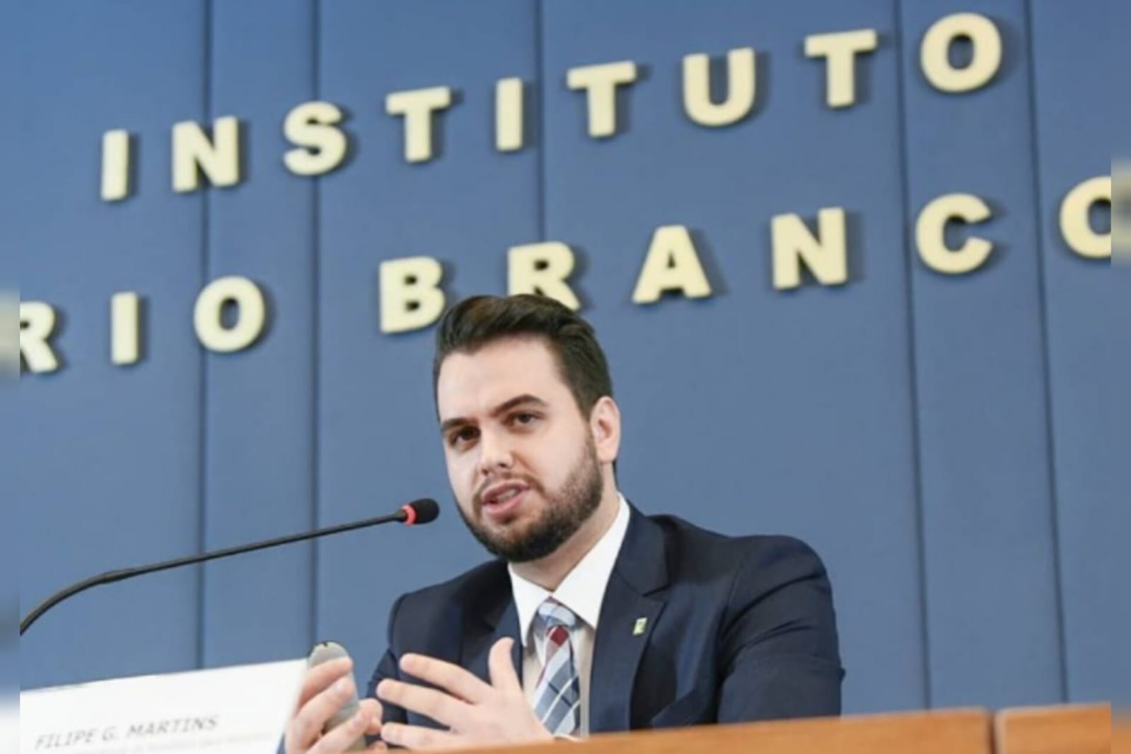 Filipe Martins, ex-assessor para Assuntos Internacionais da Presidência no governo de Jair Bolsonaro