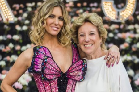 Fernanda Lima com a mãe, Maria Tereza