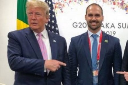 ministros STF Donald Trump e Eduardo Bolsonaro