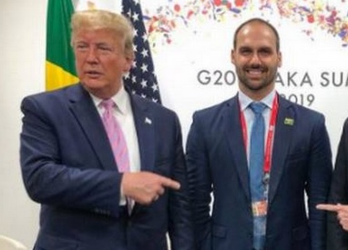 ministros STF Donald Trump e Eduardo Bolsonaro