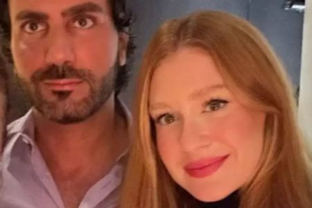 Foto colorida de Abdul Fares e Marina Ruy Barbosa - Metrópoles
