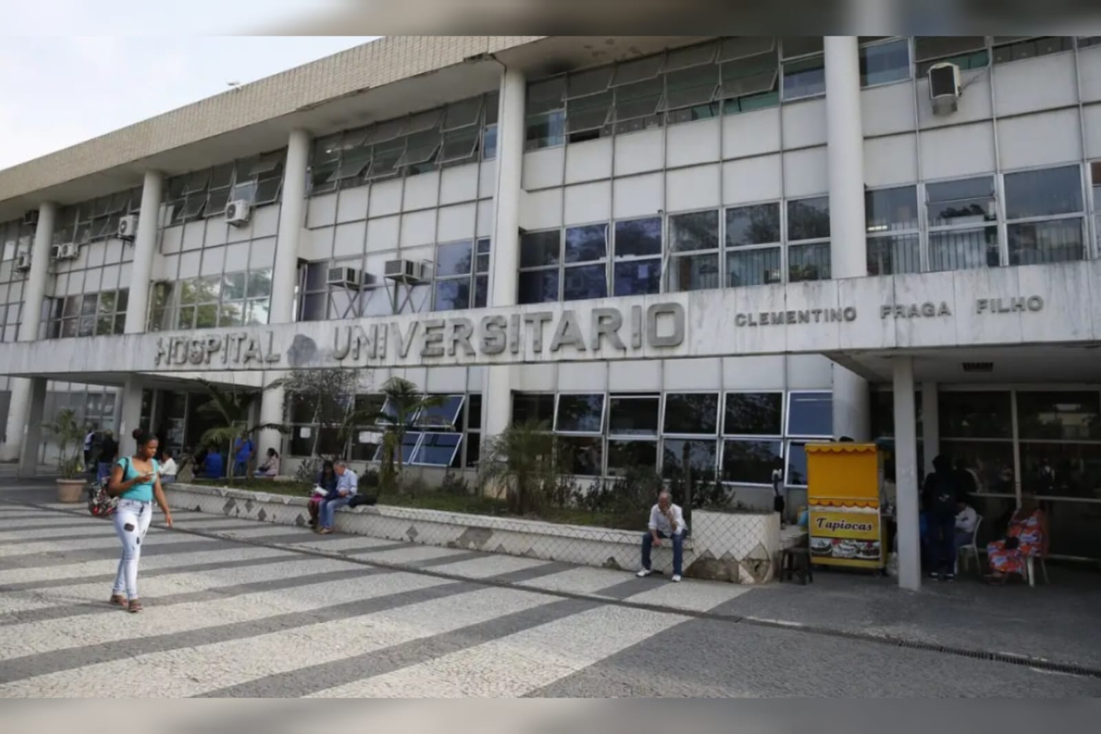 Um dos hospitais do complexo da UFRJ, no Rio de Janeiro