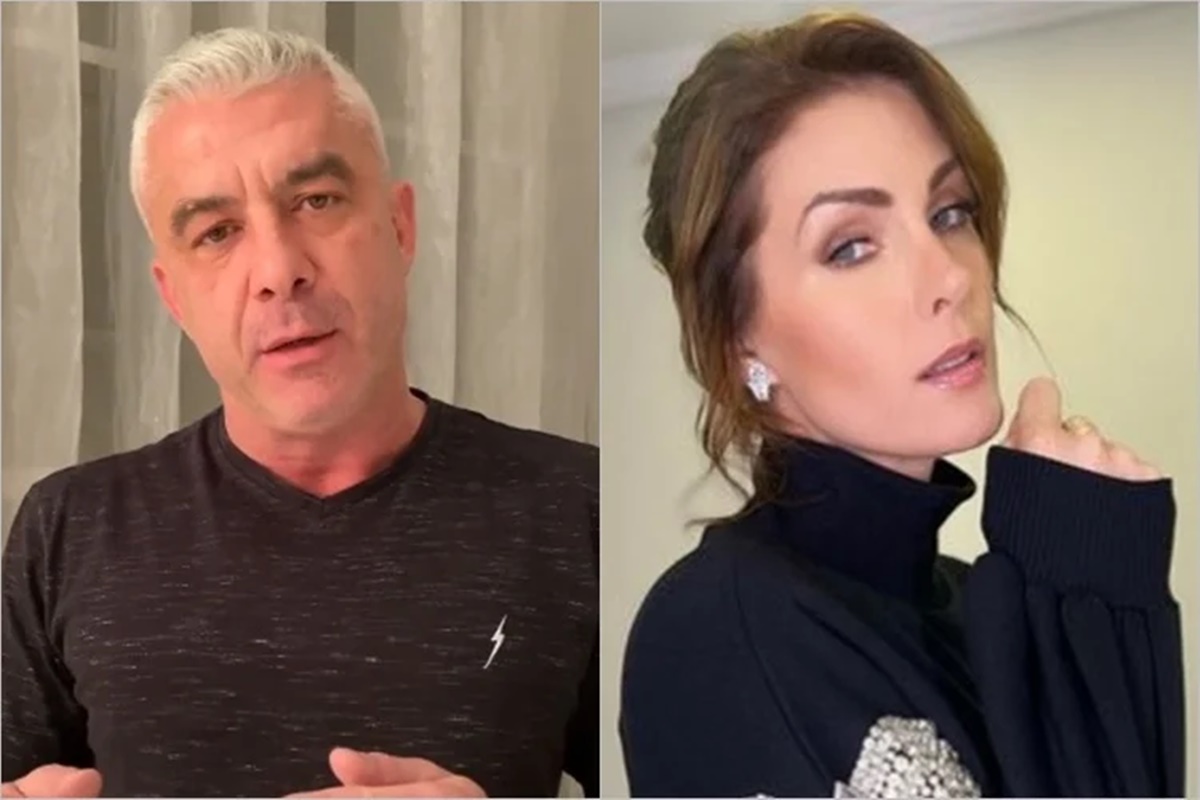 Montagem feita a partir de fotos das redes sociais de Alexandre Correa e Ana Hickmann - Metrópoles