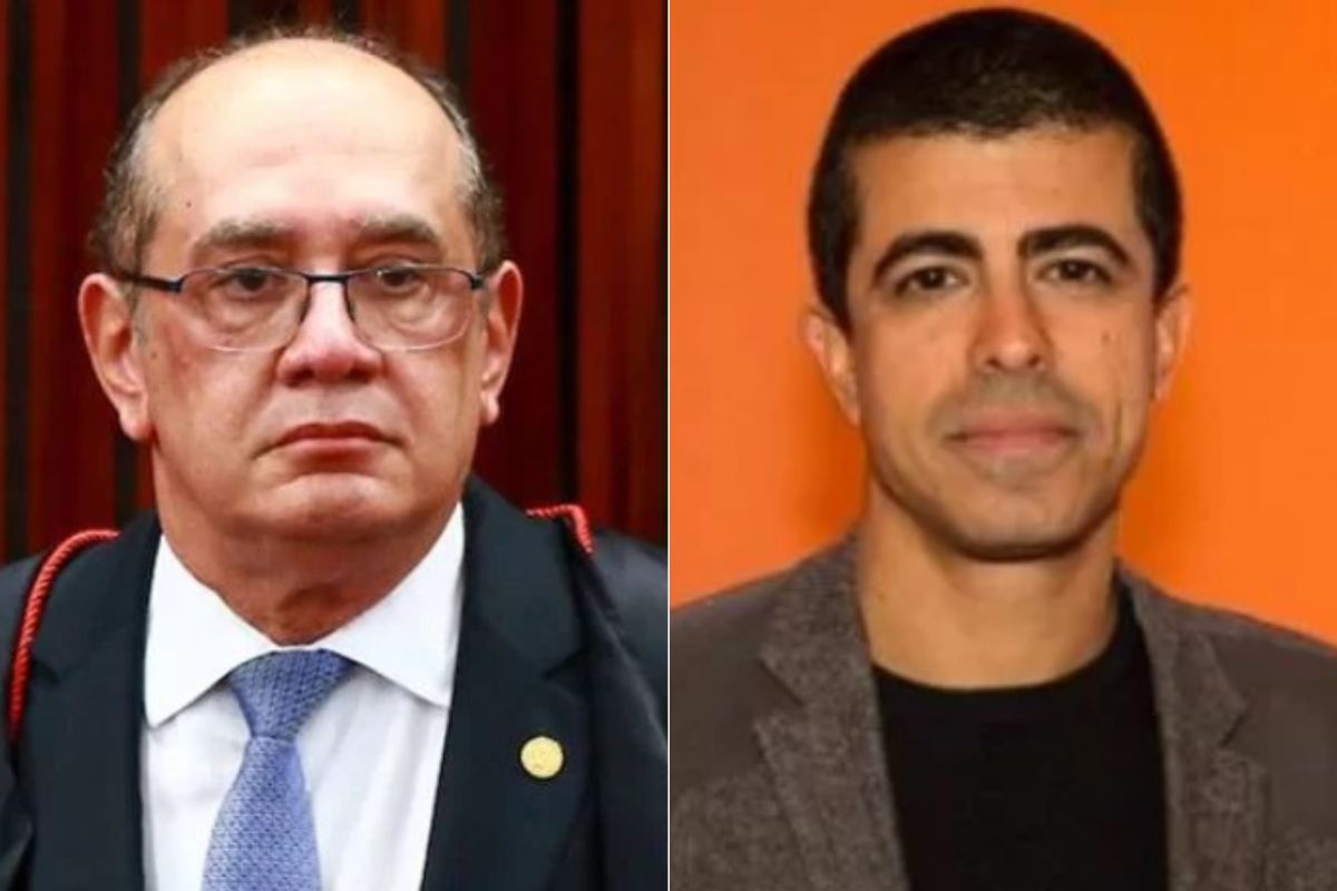 O ministro do STF Gilmar Mendes e o ex-diretor de humor da Globo Marcius Melhem