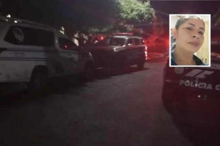 Imagem da viatura da policia e no canto a Aleandra Torres Vieira de Souza - Metrópoles