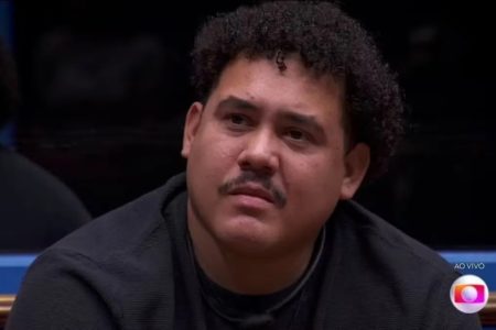 Lucas Henrique, o Buda, é clicado pouco antes de ser eliminado do BBB24 - Metrópoles