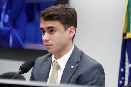 Bolsonaro Foto colorida do deputado federal Nikolas Ferreira - Metrópoles