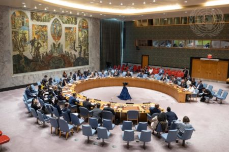 imagem colorida mostra conselho de segurança da onu - Metrópoles