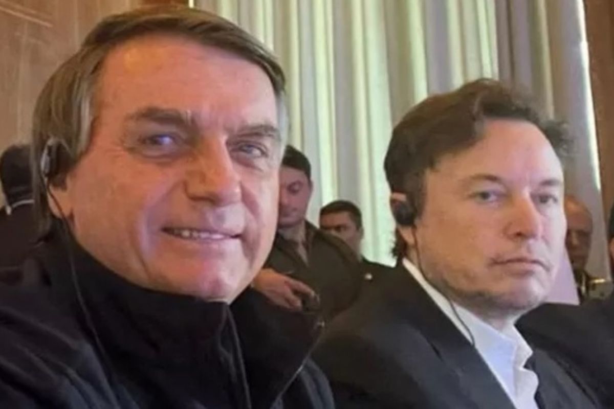 Jair Bolsonaro e Elon Musk