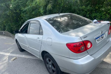 Carro de soldado desaparecido