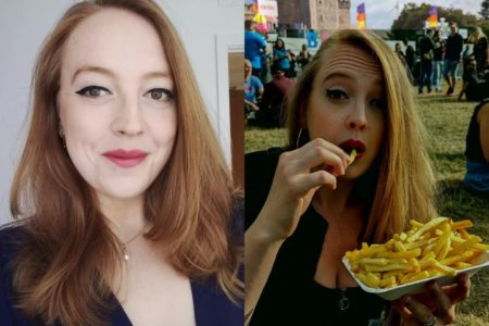 Foto mostra a inglesa Amy Francis-Smith que teve alergia tão grave que só podia se alimentar com 4 coisas