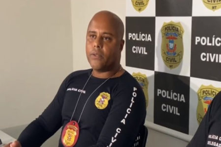 Imagem colorida do delegado Nilson Farias, da Delegacia de Homicídios e Proteção à Pessoa de Cuiabá - Metrópoles