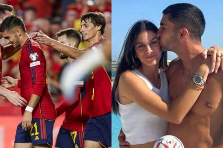 Foto colorida de Le Normand e Ferran Torres - Metrópoles