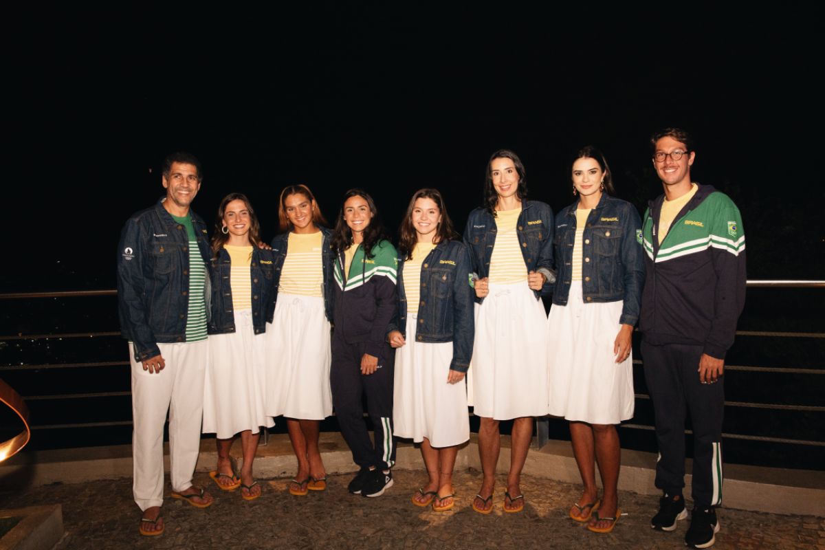Trajes que serão usados pela delagação brasileiras na abertura dos Jogos Olímpicos de Paris 2024 - Metrópoles