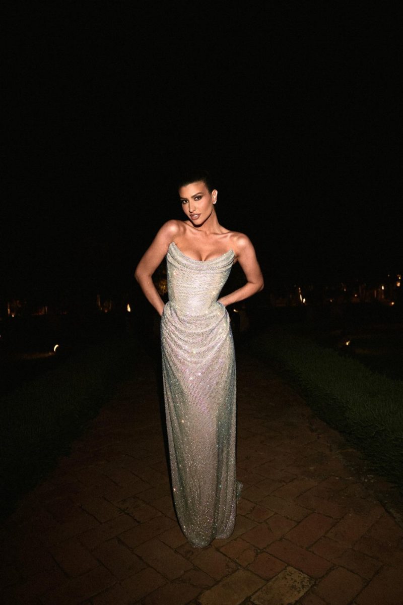 Vestido para a festa da influenciadora