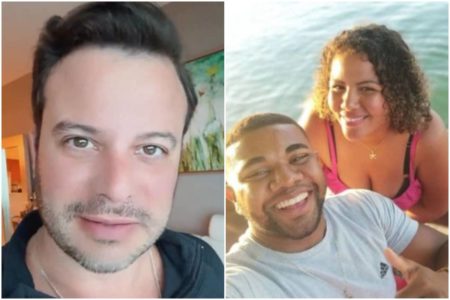 Montagem com fotos coloridas de Fritz Paixão, Davi e Mani - Metrópoles