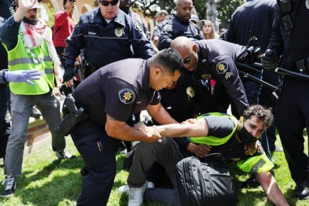 Protestos de universitários em favor da Palestina nos Estados Unidos - Metrópoles