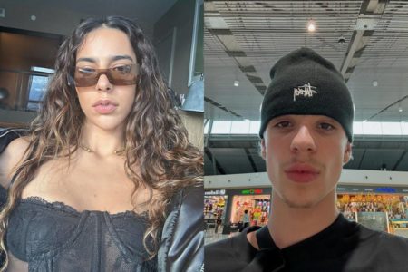 Montagem colorida mostra mulher e homem lado a lado - Metrópoles