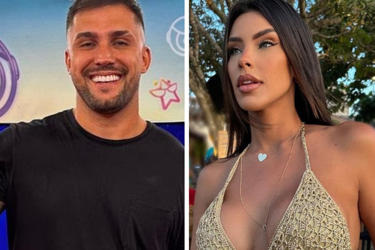Montagem feita a partir de fotos das redes sociais de Ivy Moraes e Arthur Picoli - Metrópoles