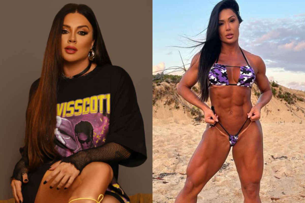 Montagem colorida de Juju Salimeni e Gracyanne Barbosa - Metrópoles