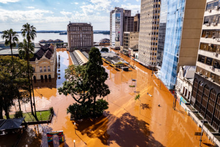 Fotos gerais enchente em Porto Alegre - Rio Grande do Sul