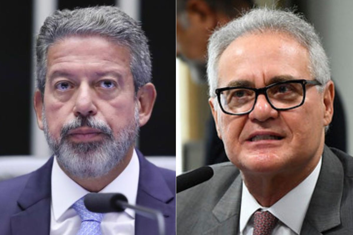 O presidente da Câmara, Arthur Lira, e o senador Renan Calheiros
