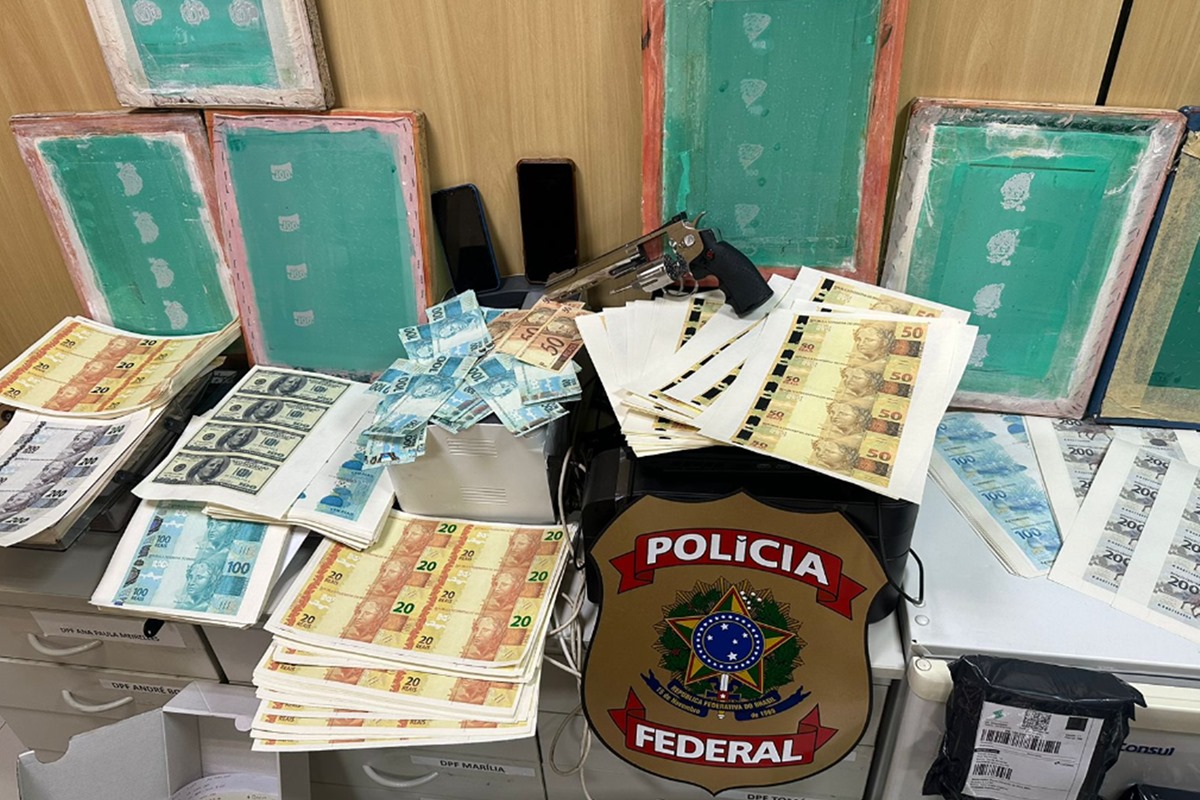 PF faz operação contra falsificação de dinheiro no Entorno do DF