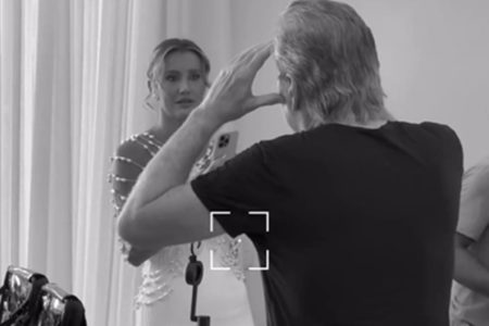 Foto preta e branca de Ana Paula Siebert e Roberto Justus - Metrópoles