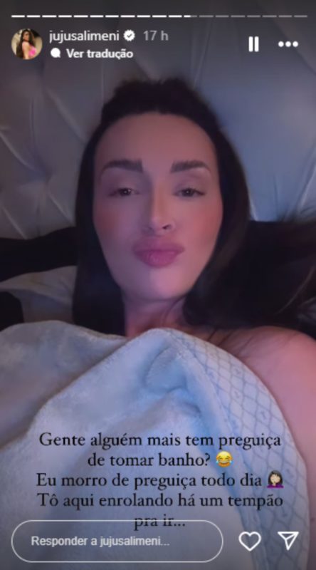 Story de Juju Salimeni