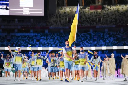 Delegação ucraniana em Tóquio - Metrópoles