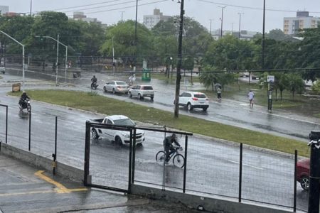 Foto colorida de chuvas na Paraíba - Metrópoles