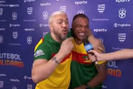 Belo e Denílson - Metrópoles