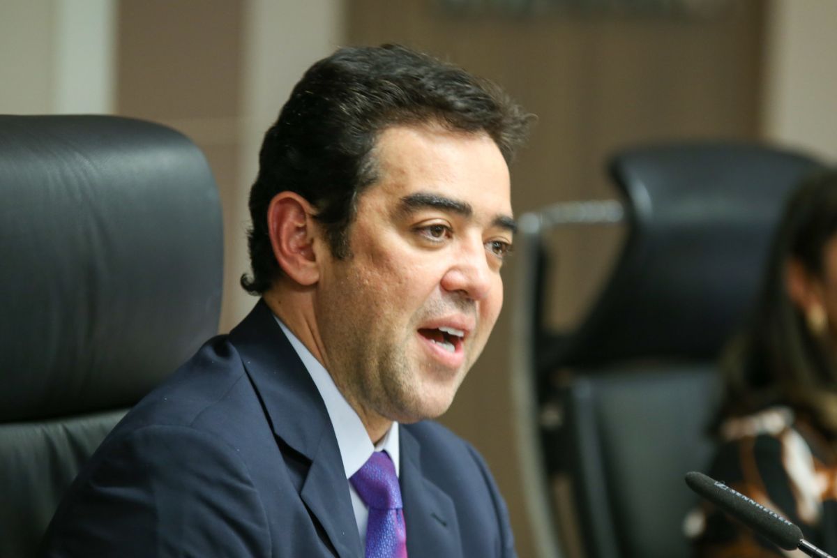 O presidente do TCU, Bruno Dantas