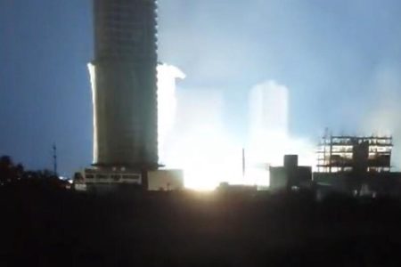 Ainda não se sabe o que causou a explosão na subestação da Celesc - Metrópoles
