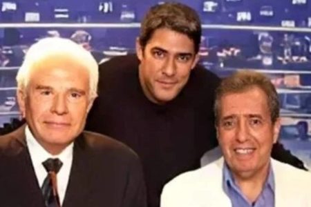 Foto colorida de âncoras do Jornal nacional - Metrópoles