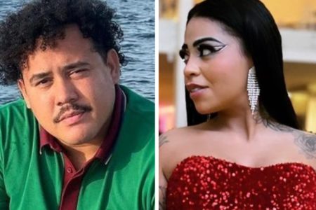 Montagem feita a partir de fotos das redes sociais de Lucas Buda e Nina Capelly - Metrópoles