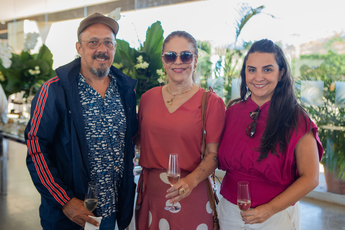 José Flores, Glaucie Lima e Daniele Athayde
