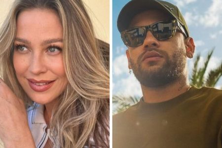 Montagem feita a partir de fotos das redes sociais de Luana Piovani e Neymar - Metrópoles