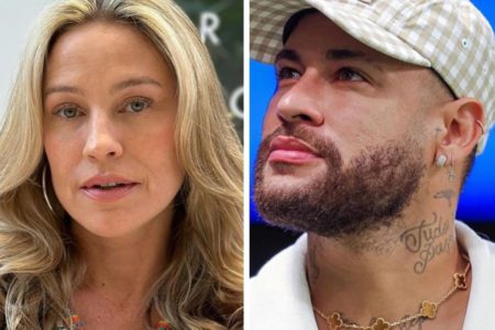 Montagem feita a partir de fotos das redes sociais de Luana Piovani e Neymar - Metrópoles