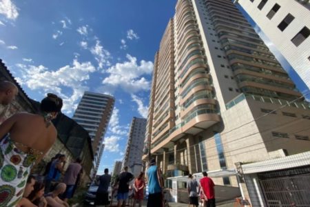 EDIFÍCIO EVACUADO NA PRAIA GRANDE - METRÓPOLES