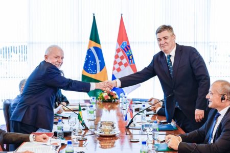 Lula e Zoran Milanović, presidente da Croácia