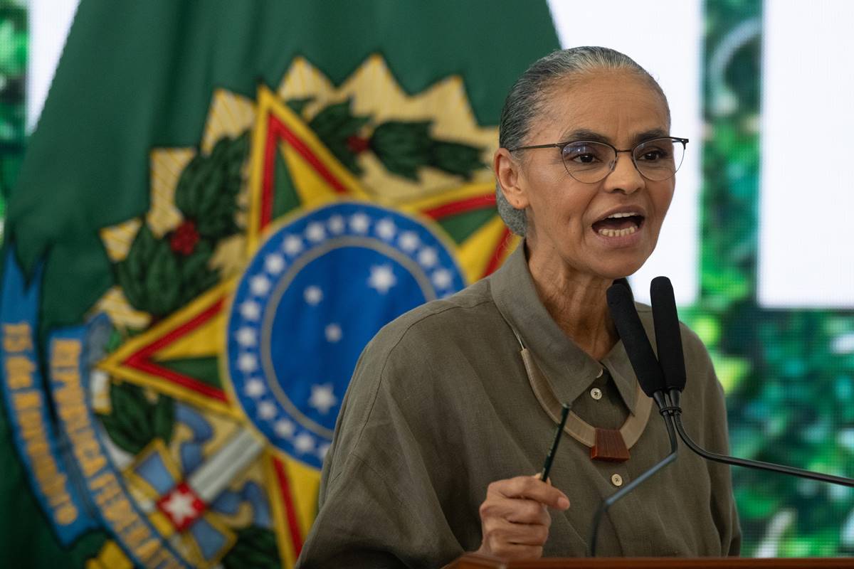 A ministra do Meio Ambiente, Marina Silva.